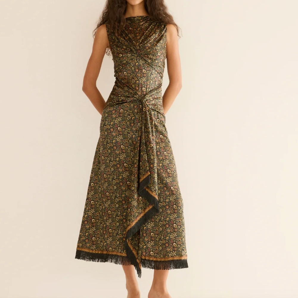 Doen Cataline Dress in Fleur de Majorelle Size XS